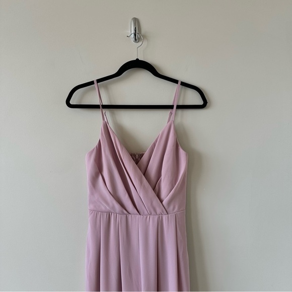 CALL For Me Dusty Lavender Faux Wrap Jumpsuit (Size:Small) - Picture 4 of 14